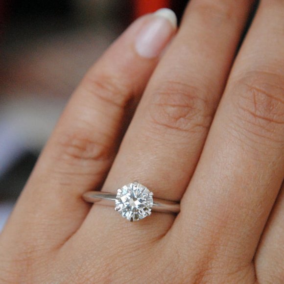 Certified 1ct. t.w. Diamond Solitaire Engagement Ring - Picture 6 of 16